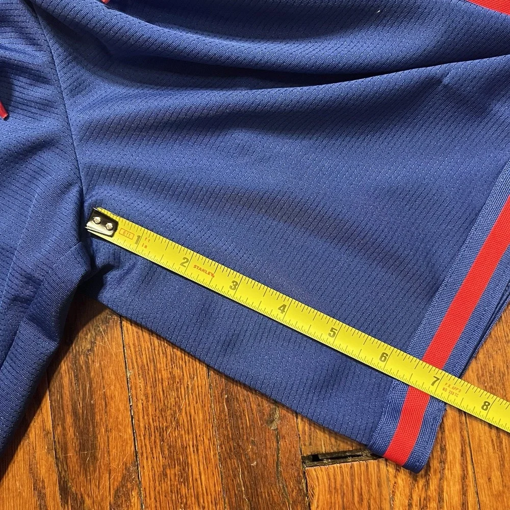 Nike NBA Authentic's Philadelphia 76ers Pre Game Shorts Mens Med Blue DN8289-495